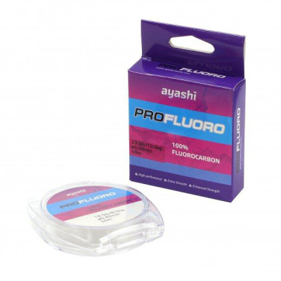 Леска флюорокарбоновая Ayashi ProFluoro 50m d-0,14mm