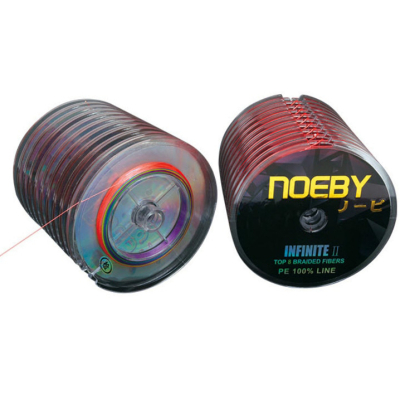 Шнур Noeby Infinite II PE 8 Braid 1000m (10*100м) 1.5# 22 lb 0.205mm (5 цветный)