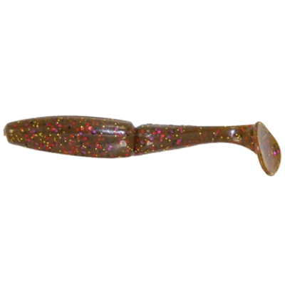 Мягкая приманка Gambler Little EZ цв. Green Pumpkin Red Gold