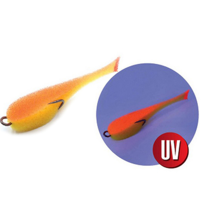 Поролоновая приманка Yaman на двойнике 125мм цвет #20 UV (5 шт.)