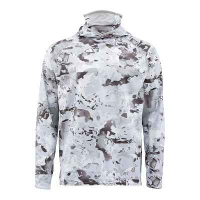 Термофутболка Simms SolarFlex UltraCool Armor, Cloud Camo Grey, XL