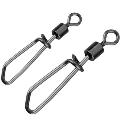 Застёжки Savage Gear Spin Swivels Snap S #8 22kg 10pcs 54926