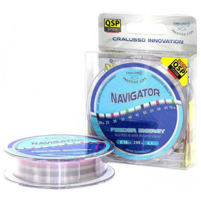 Леска Cralusso Navigator Feeder Energy 200m with QSP - 0,18мм