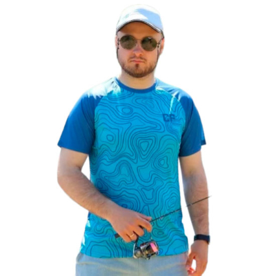 Футболка CF Maps blue L