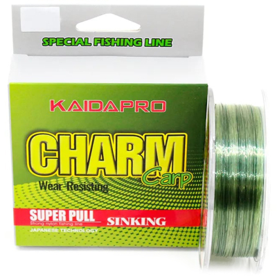 Леска Kaida Charm Carp зеленая 300м YX-403-20 0,20 мм