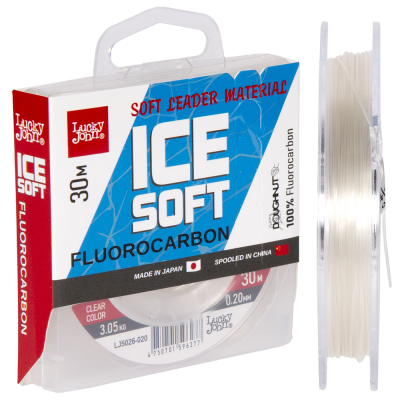 Леска Lucky John Ice Soft Fluorocarbon 30m # 0,20mm