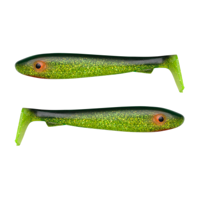 Силиконовая приманка Svartzonker McRubber Jr 17cm 47гр 2шт - C19 Black´n Chatreuse 100319