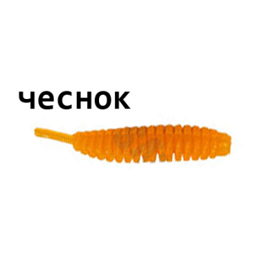 Мягкая приманка Trout Zone Ribber Pupa 2.3" Чеснок персик