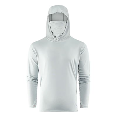 Худи Grundens Tough Sun Masked Hoodie, Iceberg, L