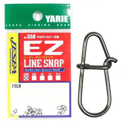 Застёжка Yarie Jespa No.558 EZ Line snap #1,5 30LB