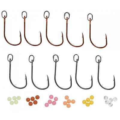 Крючки Savage Gear S1 Single Hook Kits 3/0 Red DG 61783