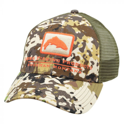 Кепка Simms Trout Icon Trucker, River Camo