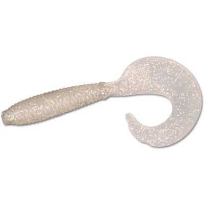 Силиконовая приманка Forsage Twister 2.4" 6см #025 Silver (10 шт)