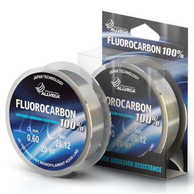 Леска Allvega FX Fluorocarbon 100% Clear (20м) - 0.60мм (LFX2060)