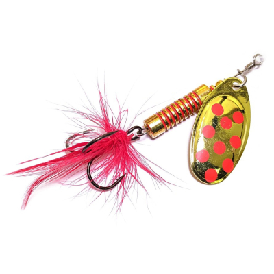 Блесна вращающаяся Lucky John Spin-X Round 02 5,0гр. цв. GR