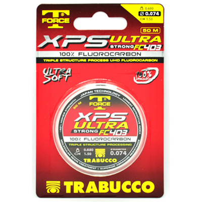 Флюорокарбон Trabucco TF XPS Ultra Strong FC403, Clear 50m - 0.242mm 5.71kg