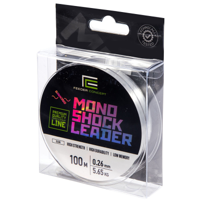 Леска монофильная Feeder Concept Mono Shock Leader Clear 100/028