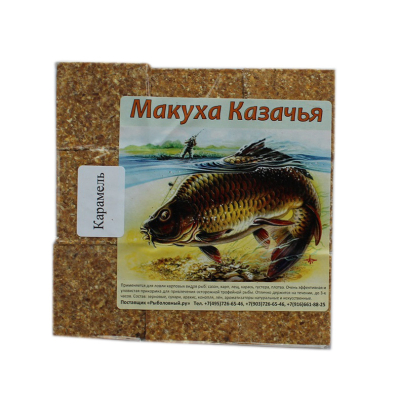 Макуха Казачья ароматная, жмых 450гр.(уп.9 куб.) карамель