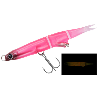 Приманка Daiwa Gekkabijin Chibiuo Shirasu 55 # GLOW PINK