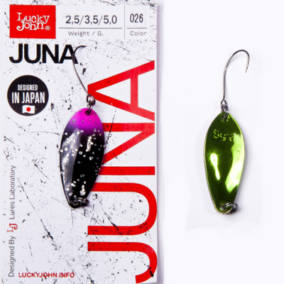 Блесна колеблющаяся Lucky John Juna 30мм 2.5гр. цв. 026