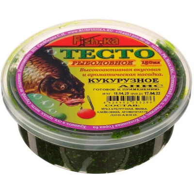 Тесто (готовое) "Fish.ka" КУКУРУЗНОЕ анис 150мл