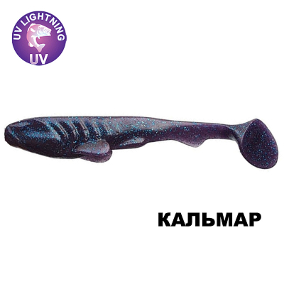 Силиконовая приманка Crazy Fish Tough 2" 71-50-99-6 кальмар цв. Grape