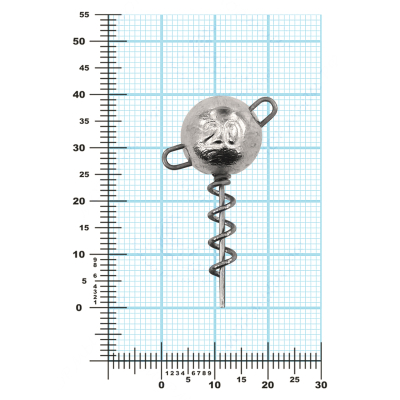 Мормыш Огрузка "Шар Штопор" 25 мм, вес 20 гр (St-25-20)