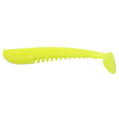 Силиконовая приманка Yaman Pro Legend Minnow 4" цвет #02 - Chartreuse (уп. 5 шт.)