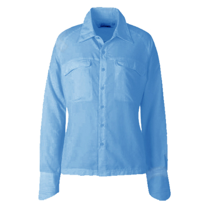 Рубашка женская Cloudveil Classic Cool LS Shirt Bluebird размер L