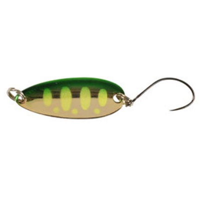 Блесна колеблющаяся Jackall Quattro Spoon 2.4g цв. 17 Green Yamame