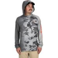 Термофутболка Simms SolarVent Hoody - Pro, Woodland Camo Steel, XL