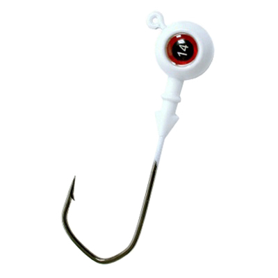 Джиг крашеный Шар 30 гр, кр-к VD-079 №8/0, цв. 05-белый GCB-079-8/0-30-05 3 шт