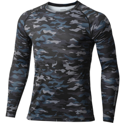 Термобельё футболка Shimano IN-006Y BK.M.CM 2XL, цвет - темно-серый, р. 54