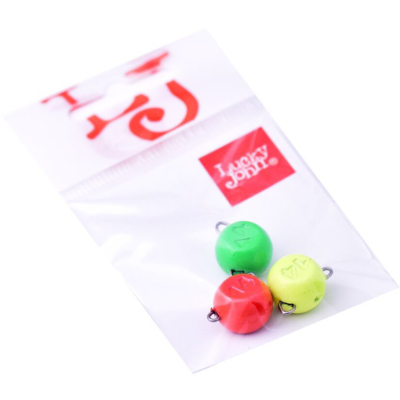 Груз-головки разборные Lucky John Ball RGY MIX1 20г 3шт