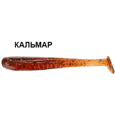 Силиконовая приманка Crazy Fish Nano Minnow 2.2" 22-55-10-6 кальмар цв. motor oil (моторное масло)