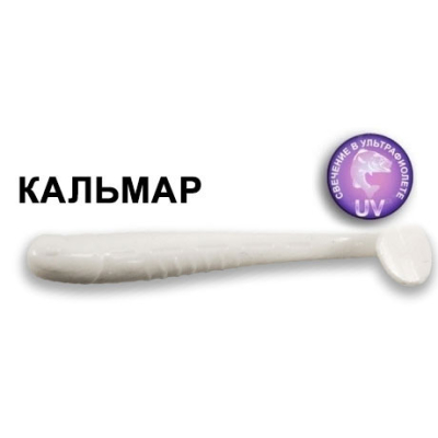 Силиконовая приманка Crazy Fish Nano Minnow 6-40-59-6 кальмар цв. white (белый)