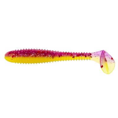 Силиконовая приманка Helios Catcher 2,75"/7 см Fio & Acid lemon 7шт. (HS-1-027)