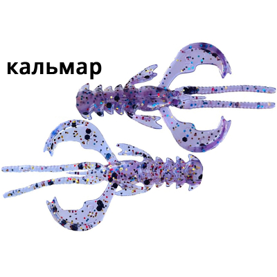 Силиконовые приманки Crazy Fish Nimble 1.2" 76-30-51d-6 кальмар цв. milky way