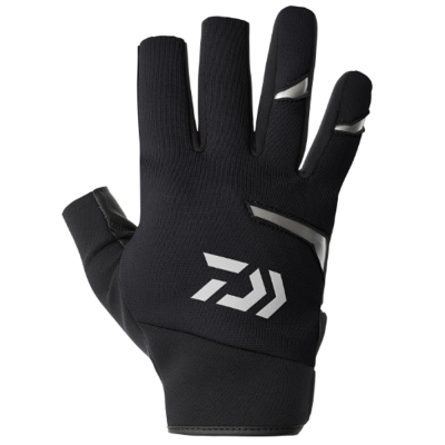 Перчатки Daiwa DG-8424W Cold Protection Light Grip Gloves 3 Long Cut (Black) M