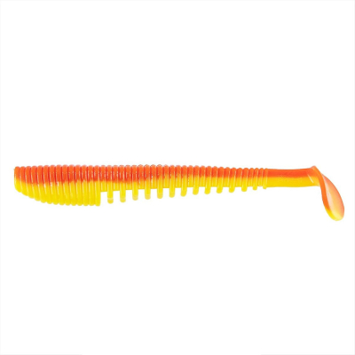 Силиконовая приманка Helios Varuna 4,33"/11см Orange & Yellow 7шт. (HS-35-015)