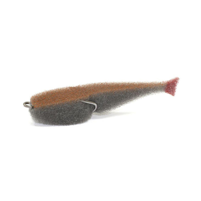 Поролоновая рыбка Lex Classic Fish CD 8 GO (серое тело/оранжевая спина/красный хвост) CF08CD-GO