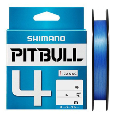 Шнур PE Shimano PL-M64R 200m PITBULL 4 BU #0.4 (3,9kg.)