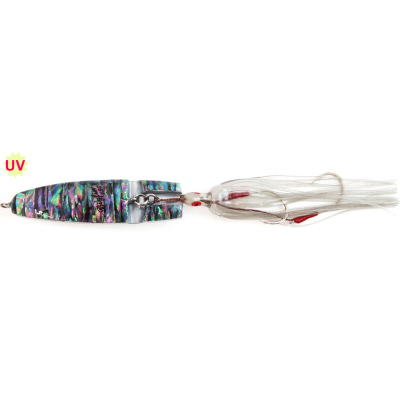 Блесна для джиггинга Hots Bigfin 80g цвет 10_UV RGB NATURAL