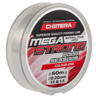 Леска Chimera Megastrong Four Seasons Colourless 50m #0.25