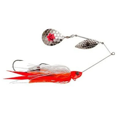 Спиннербейт Savage Gear Da-Bush 160 Sinking цв. Red Head Silver