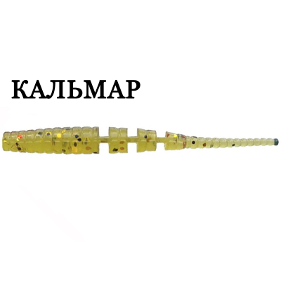 Силиконовая приманка Crazy Fish Polaris 1.2" 61-30-1-6 кальмар цв. olive (оливка)