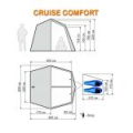 Палатка кемпинговая Maverick Cruise Comfort Khaki/Y-Mustad