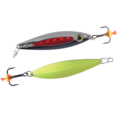 Блесна вертикальная EcoPro Killka 65мм 15гр. цвет GR/SRF