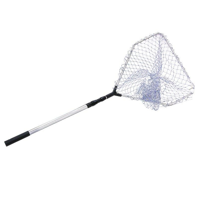 Подсачек складной телескопический Namazu L-180 см, квадратный обод 75х60 см, нейлон