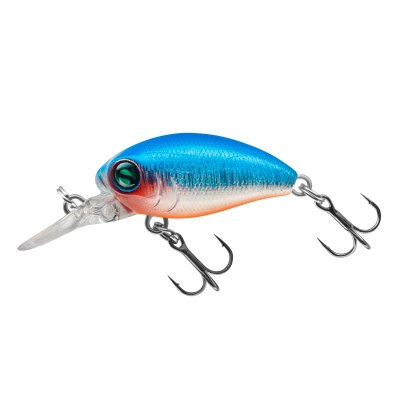 Воблер Sprut Rini Crank D 32F (Floating/32mm/3g/0,9-1,4m/SB) + Два Одинарных Крючка (S-75M #6)